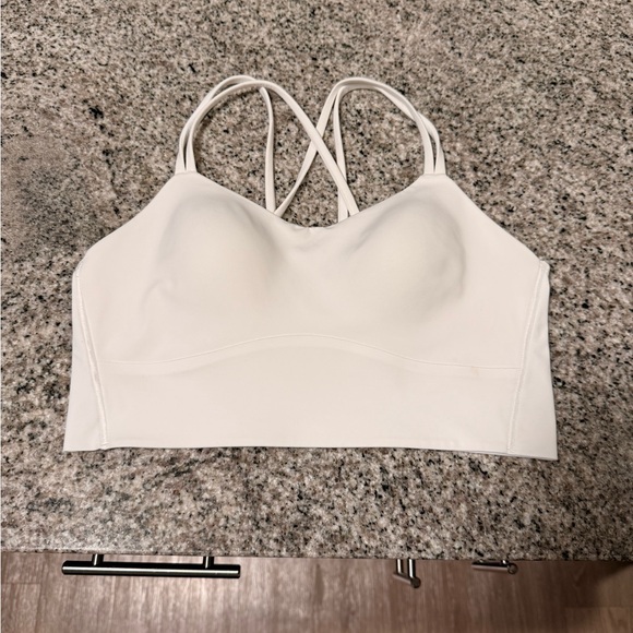 Lululemon Like A Cloud Longline Bra Light Support B/C Cup White - Picture 7 of 10